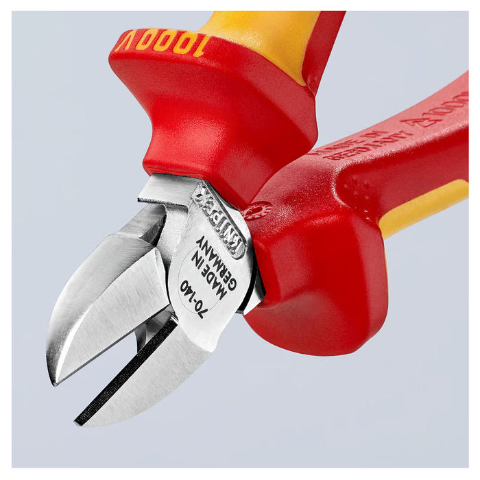 Kìm cắt KNIPEX cách điện 1000V, chiều dài từ 125mm - 180mm, mạ Chrome