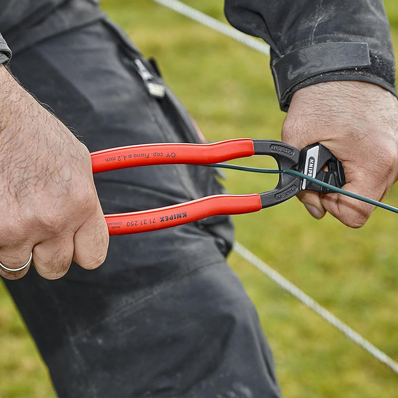 Kìm cộng lực dòng CoBolt S KNIPEX chiều dài 160mm, mạ đen nhám, tay cầm bọc nhựa kháng dầu mở
