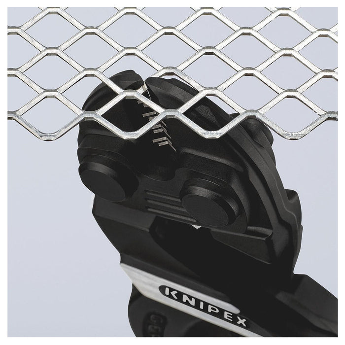 Kìm cộng lực dòng CoBolt S KNIPEX chiều dài 160mm, mạ đen nhám, tay cầm bọc nhựa kháng dầu mở