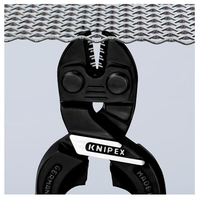 Kìm cộng lực dòng CoBolt S KNIPEX chiều dài 160mm, mạ đen nhám, tay cầm bọc nhựa kháng dầu mở