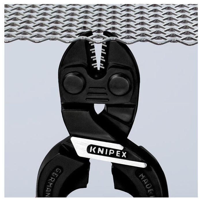 Kìm cộng lực dòng CoBolt S KNIPEX chiều dài 160mm, mạ đen nhám, tay cầm bọc nhựa kháng dầu mở
