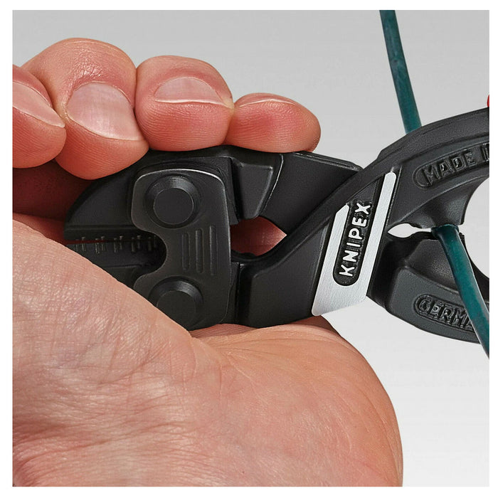 Kìm cộng lực dòng CoBolt KNIPEX 71 01 200 chiều dài 200mm, mạ đen nhám, tay cầm bọc nhựa chống trượt