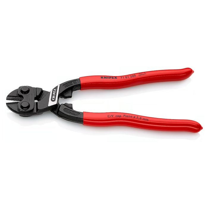 Kìm cộng lực dòng CoBolt KNIPEX 71 01 200 chiều dài 200mm, mạ đen nhám, tay cầm bọc nhựa chống trượt