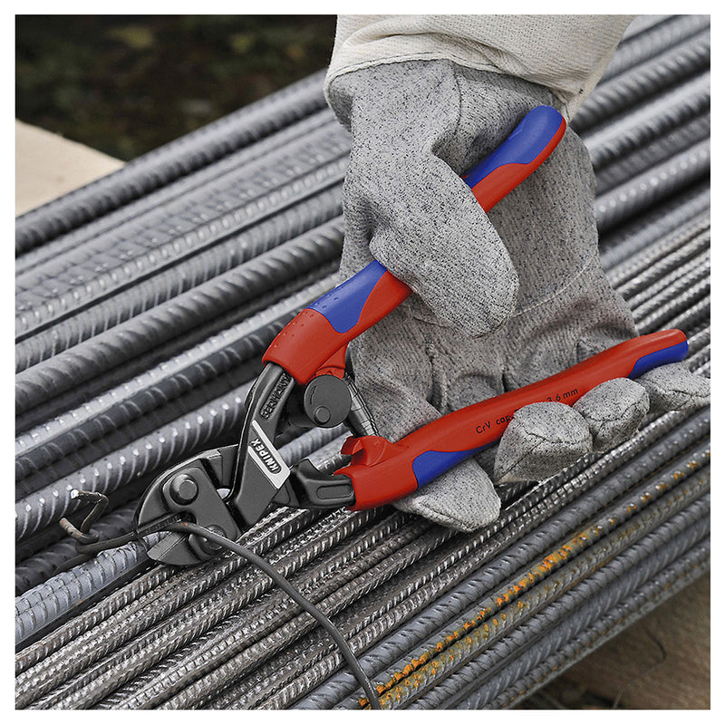 Kìm cộng lực dòng CoBolt KNIPEX chiều dài 200mm, mạ đen nhám, tay cầm bọc nhựa chống trượt