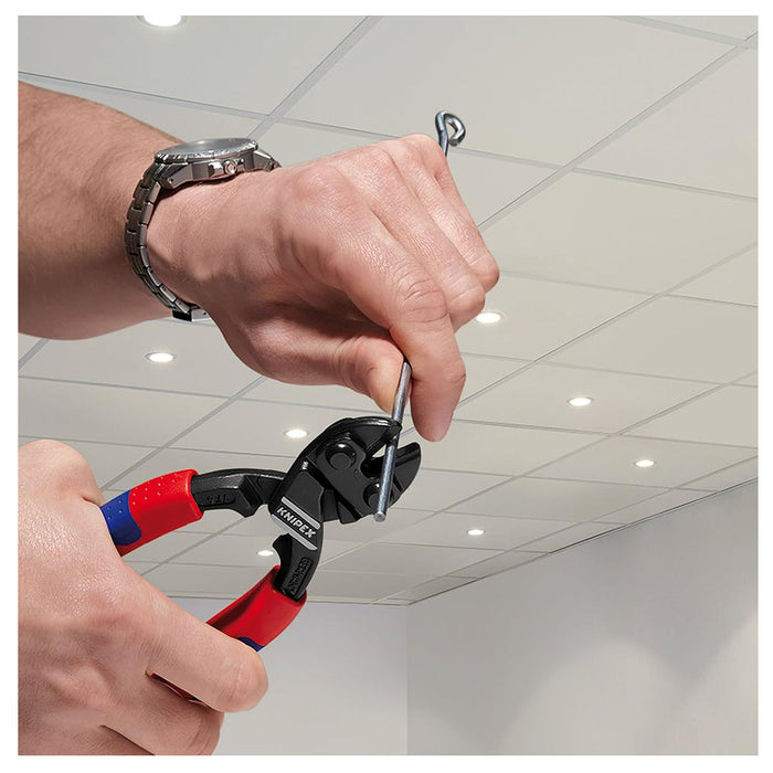 Kìm cộng lực dòng CoBolt KNIPEX chiều dài 200mm, mạ đen nhám, tay cầm bọc nhựa chống trượt