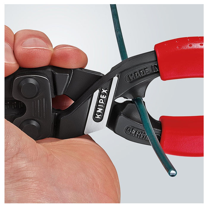 Kìm cộng lực dòng CoBolt KNIPEX chiều dài 200mm, mạ đen nhám, tay cầm bọc nhựa chống trượt