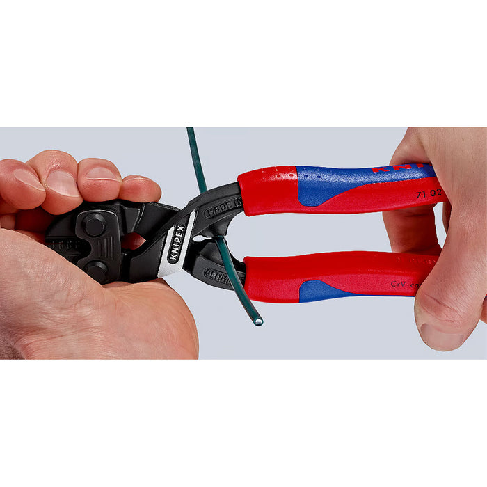 Kìm cộng lực dòng CoBolt KNIPEX chiều dài 200mm, mạ đen nhám, tay cầm bọc nhựa chống trượt