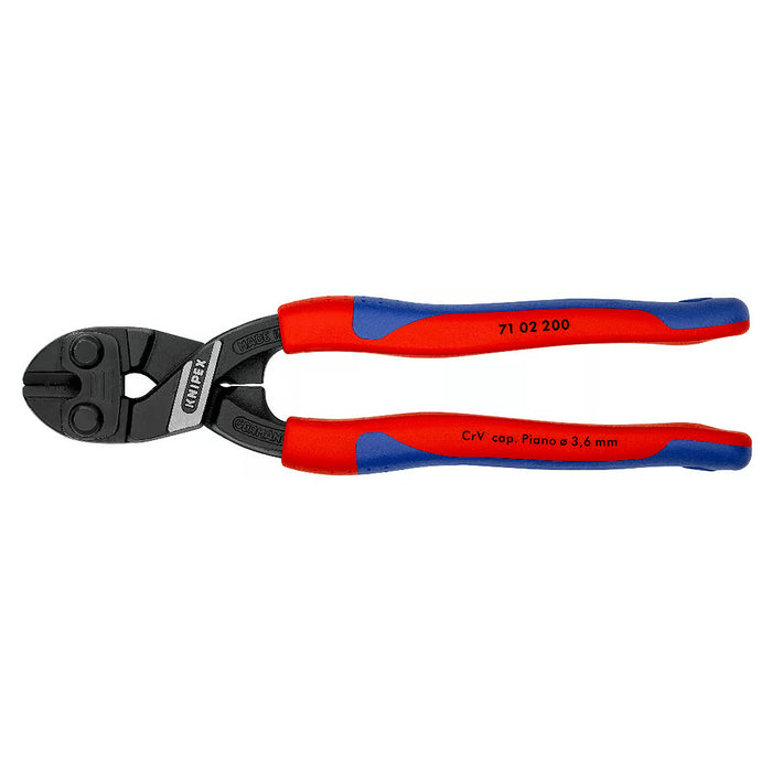 Kìm cộng lực dòng CoBolt KNIPEX chiều dài 200mm, mạ đen nhám, tay cầm bọc nhựa chống trượt