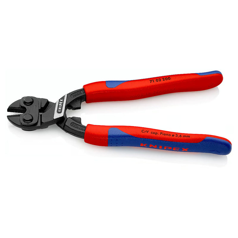 Kìm cộng lực dòng CoBolt KNIPEX chiều dài 200mm, mạ đen nhám, tay cầm bọc nhựa chống trượt
