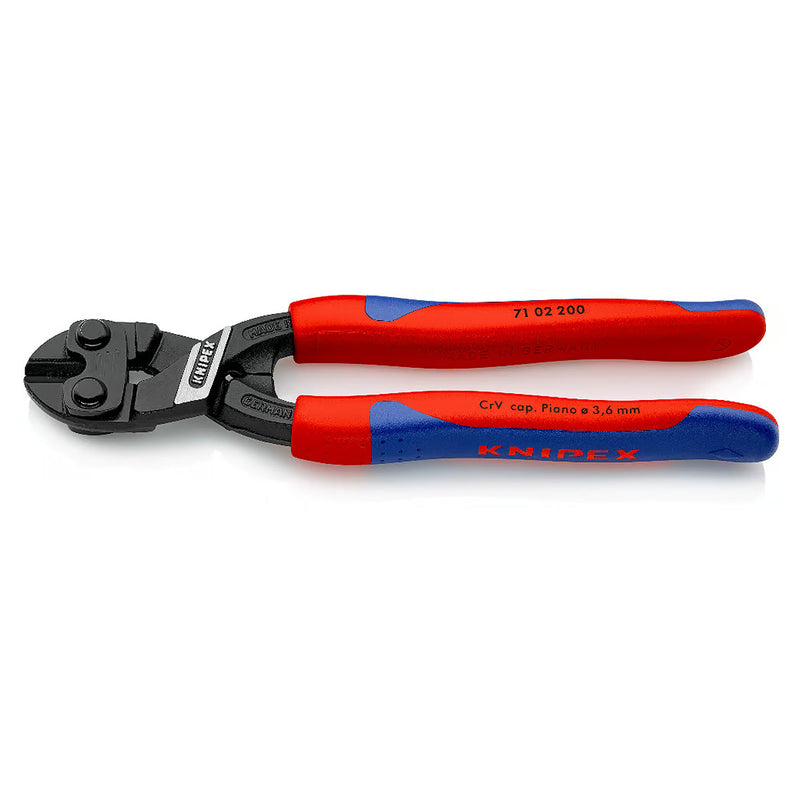 Kìm cộng lực dòng CoBolt KNIPEX chiều dài 200mm, mạ đen nhám, tay cầm bọc nhựa chống trượt