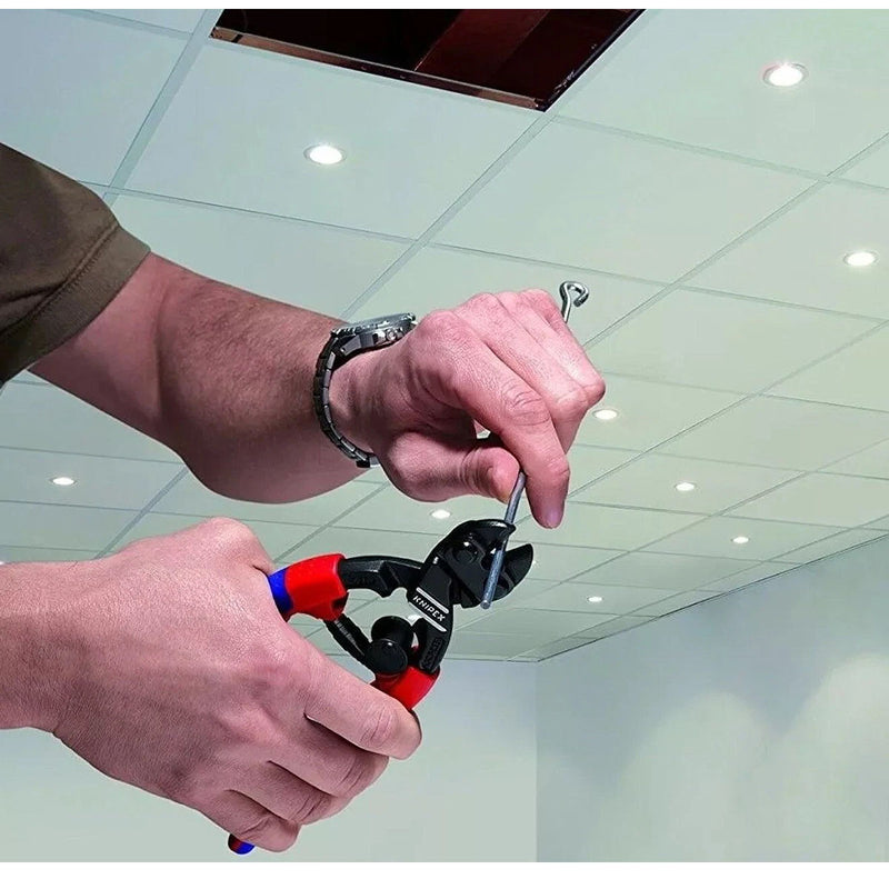 Kìm cộng lực dòng CoBolt KNIPEX 71 12 200 chiều dài 200mm, mạ đen nhám, tay cầm bọc nhựa chống trượt