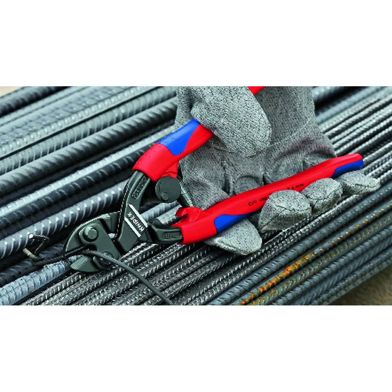 Kìm cộng lực dòng CoBolt KNIPEX 71 12 200 chiều dài 200mm, mạ đen nhám, tay cầm bọc nhựa chống trượt