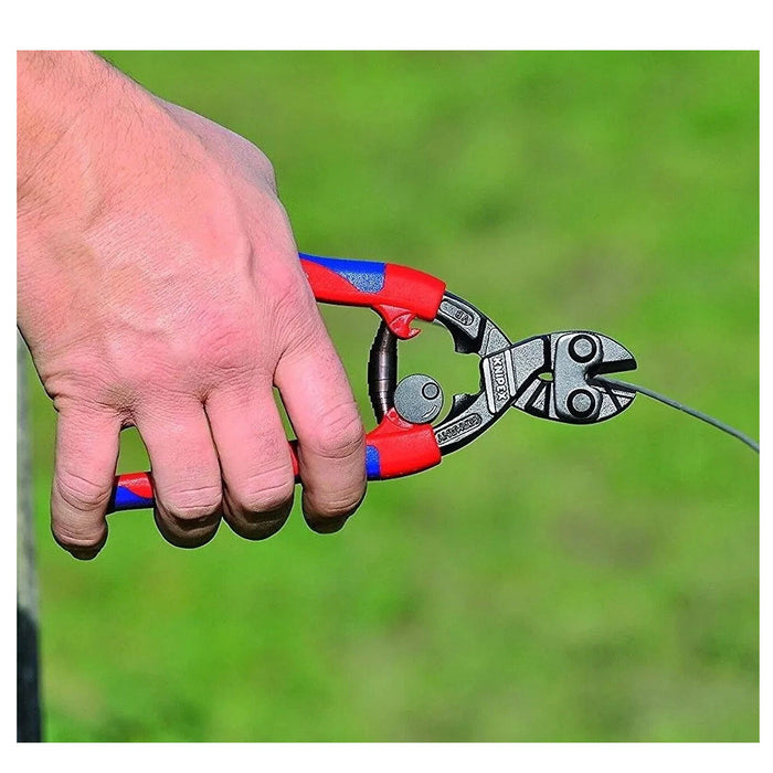 Kìm cộng lực dòng CoBolt KNIPEX 71 12 200 chiều dài 200mm, mạ đen nhám, tay cầm bọc nhựa chống trượt