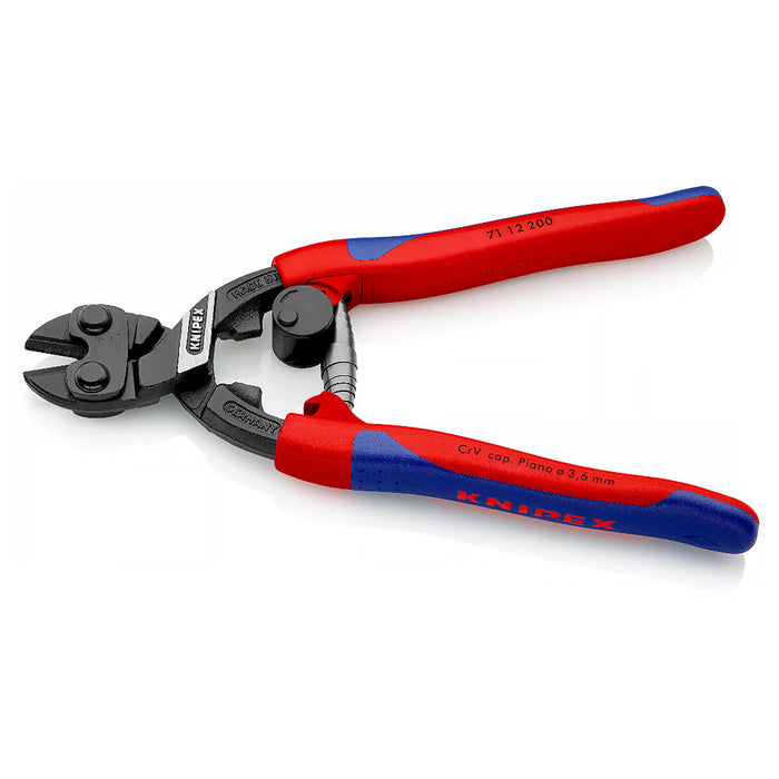 Kìm cộng lực dòng CoBolt KNIPEX 71 12 200 chiều dài 200mm, mạ đen nhám, tay cầm bọc nhựa chống trượt
