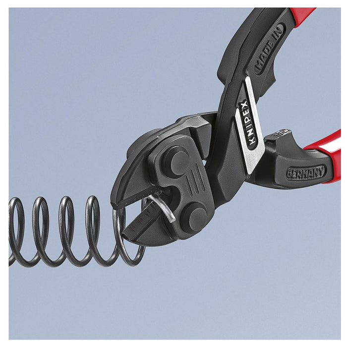 Kìm cộng lực dòng CoBolt KNIPEX 71 31 200 chiều dài 200mm, mạ đen nhám, tay cầm bọc nhựa kháng dầu mở