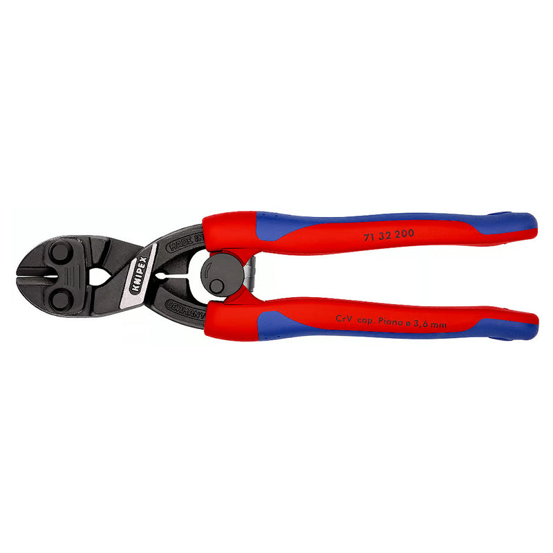 Kìm cộng lực dòng CoBolt KNIPEX chiều dài 200mm, mạ đen nhám, tay cầm bọc nhựa chống trượt
