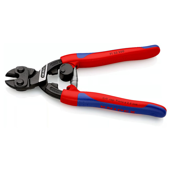 Kìm cộng lực dòng CoBolt KNIPEX chiều dài 200mm, mạ đen nhám, tay cầm bọc nhựa chống trượt