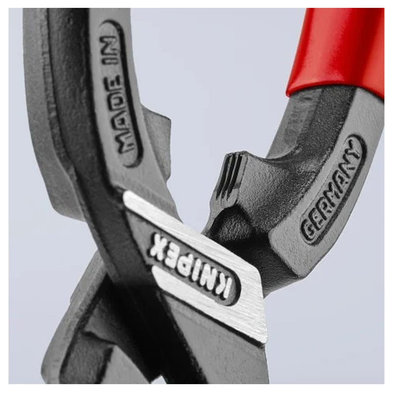 Kìm cộng lực dòng CoBolt đầu kìm nghiêng 20° KNIPEX 71 41 200 chiều dài 200mm, mạ đen nhám, tay cầm bọc nhựa kháng dầu mở