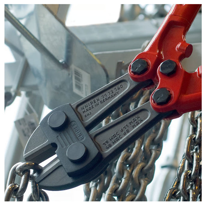 Kìm cộng lực hạng nặng KNIPEX chiều dài từ 460mm - 910mm, mạ đen nhám, tay cầm bọc nhựa chống trượt