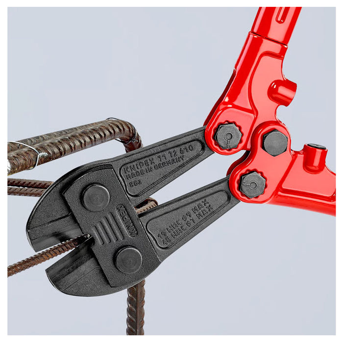 Kìm cộng lực hạng nặng KNIPEX chiều dài từ 460mm - 910mm, mạ đen nhám, tay cầm bọc nhựa chống trượt