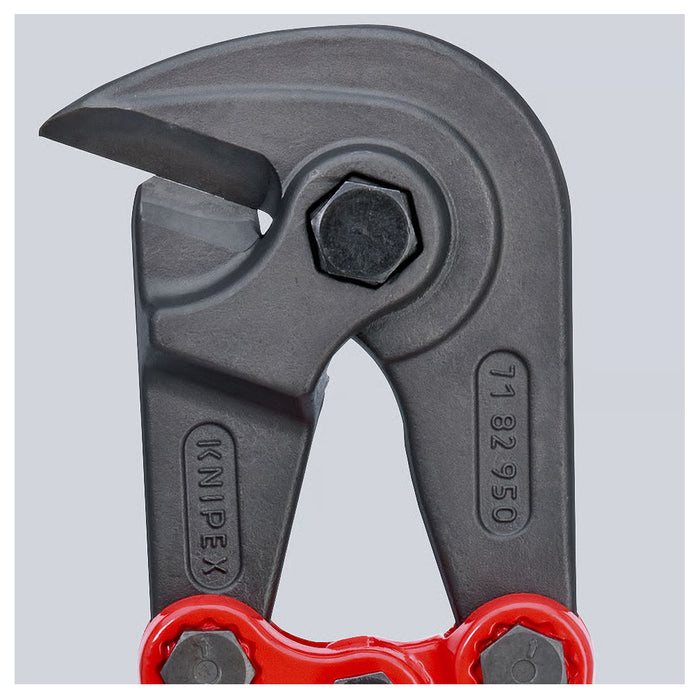 Kìm cộng lực hạng nặng KNIPEX 71 82 950 chiều dài 950mm, mạ đen nhám, tay cầm bọc nhựa chống trượt