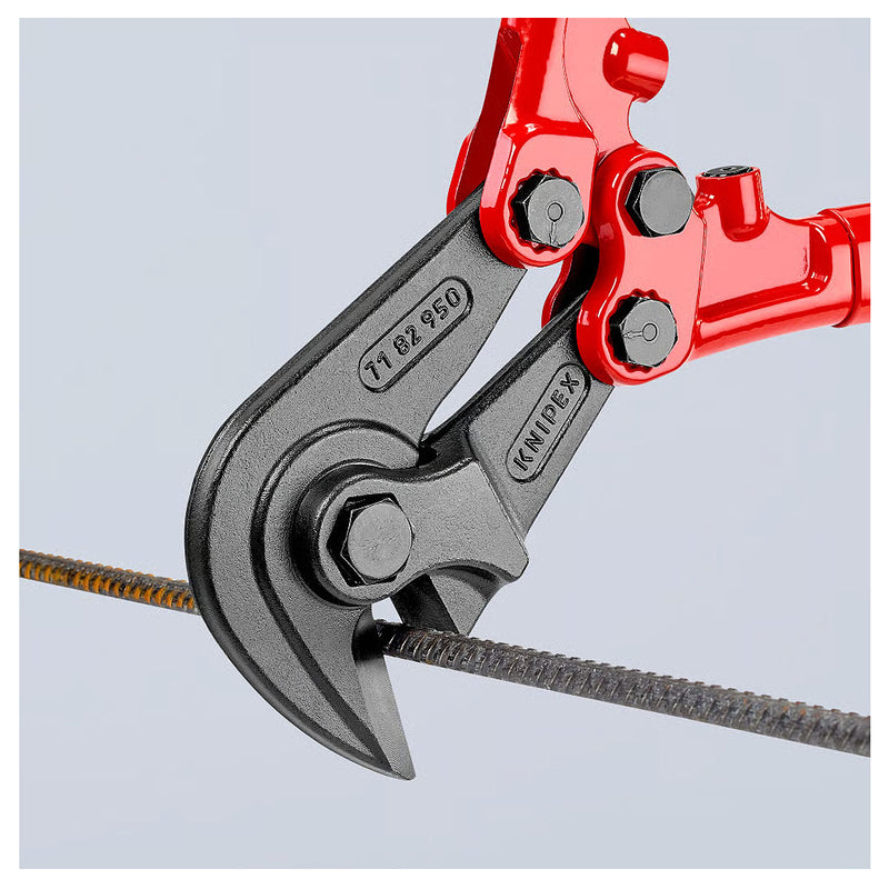 Kìm cộng lực hạng nặng KNIPEX 71 82 950 chiều dài 950mm, mạ đen nhám, tay cầm bọc nhựa chống trượt