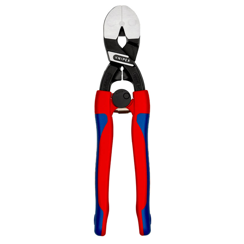 Kìm cắt trợ lực cho kim loại mềm, nhựa KNIPEX 72 62 200 chiều dài 200mm, mạ đen nhám, tay cầm bọc nhựa chống trượt