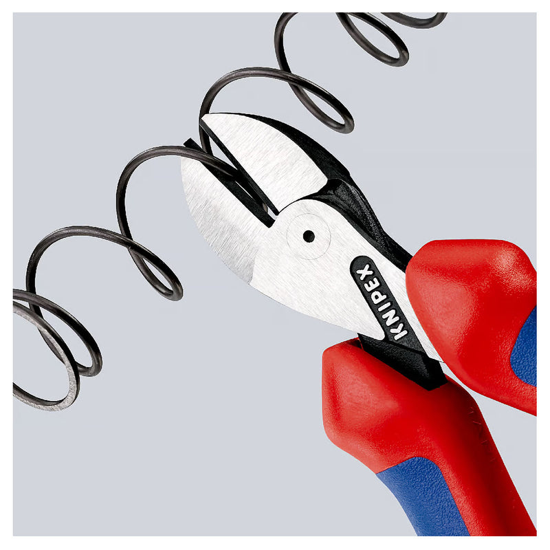 Kìm cắt dòng X-Cut KNIPEX 73 02 160 chiều dài 160mm, mạ đen nhám, tay cầm bọc nhựa chống trượt