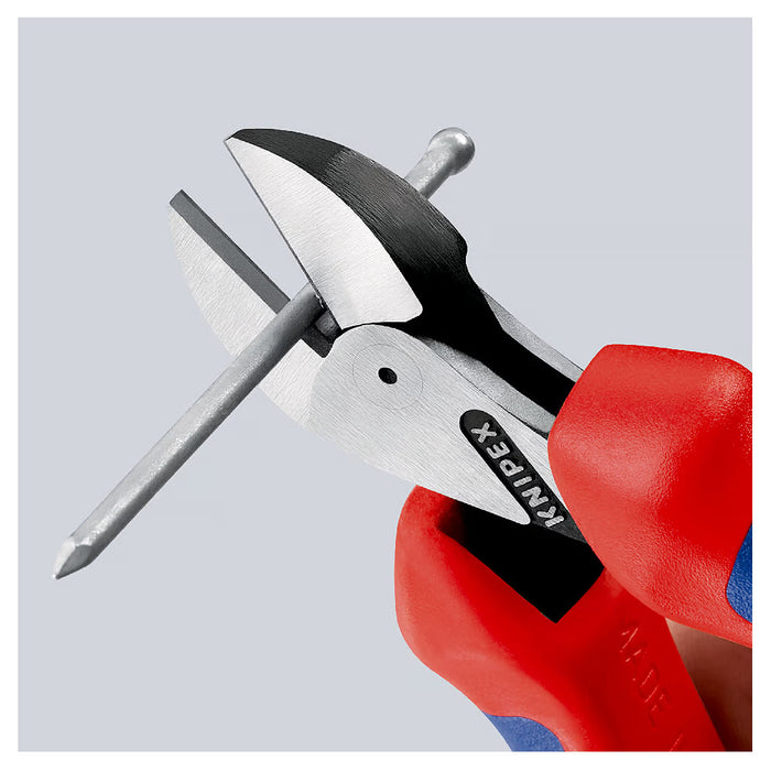 Kìm cắt dòng X-Cut KNIPEX 73 02 160 chiều dài 160mm, mạ đen nhám, tay cầm bọc nhựa chống trượt