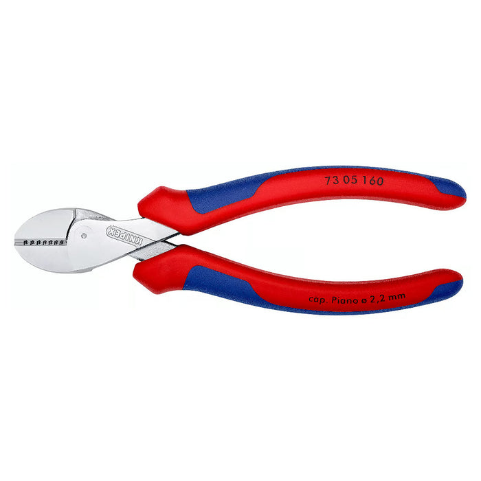 Kìm cắt dòng X-Cut KNIPEX chiều dài 160mm, mạ Chrome, tay cầm bọc nhựa chống trượt