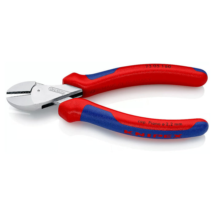 Kìm cắt dòng X-Cut KNIPEX chiều dài 160mm, mạ Chrome, tay cầm bọc nhựa chống trượt