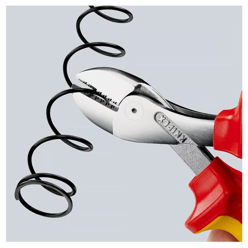 Kìm cắt dòng X-Cut KNIPEX cách điện 1000V, chiều dài 160mm, mạ Chrome