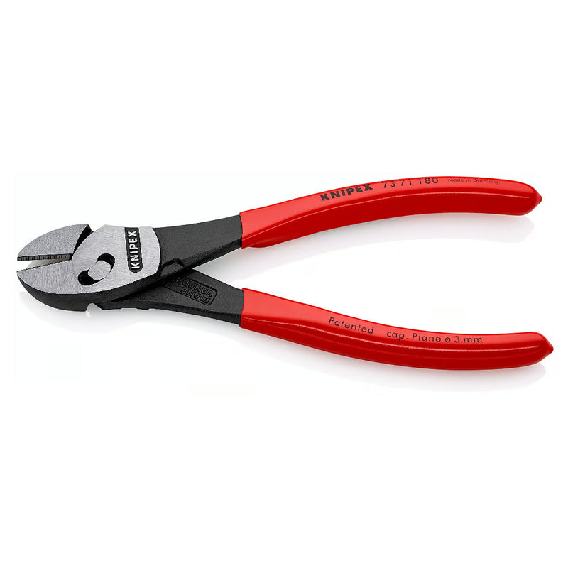 Kìm cắt dòng TwinForce KNIPEX 73 71 180 chiều dài 180mm, mạ đen nhám, tay cầm bọc nhựa chống trượt