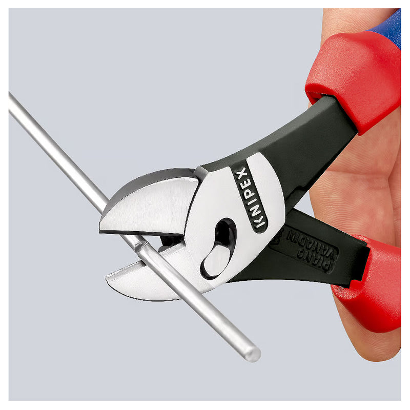Kìm cắt dòng TwinForce KNIPEX chiều dài 180mm, mạ đen nhám, tay cầm bọc nhựa chống trượt