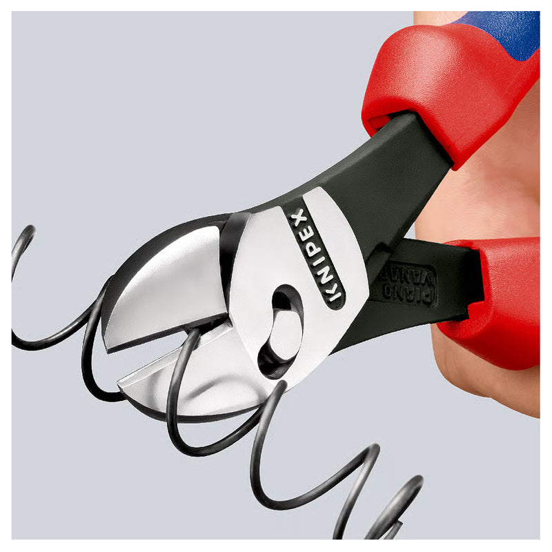 Kìm cắt dòng TwinForce KNIPEX chiều dài 180mm, mạ đen nhám, tay cầm bọc nhựa chống trượt