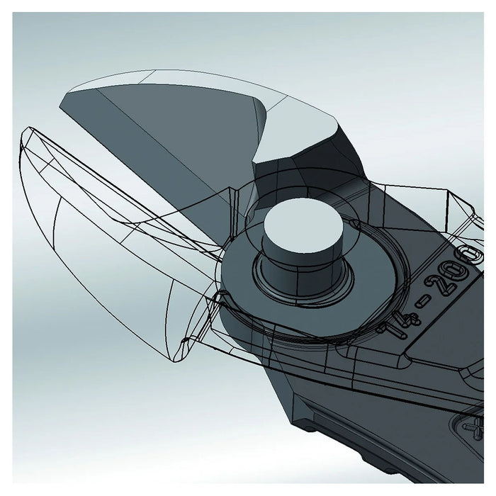 Kìm cắt trợ lực KNIPEX chiều dài từ 140mm - 250mm, mạ đen nhám, tay cầm bọc nhựa chống trượt