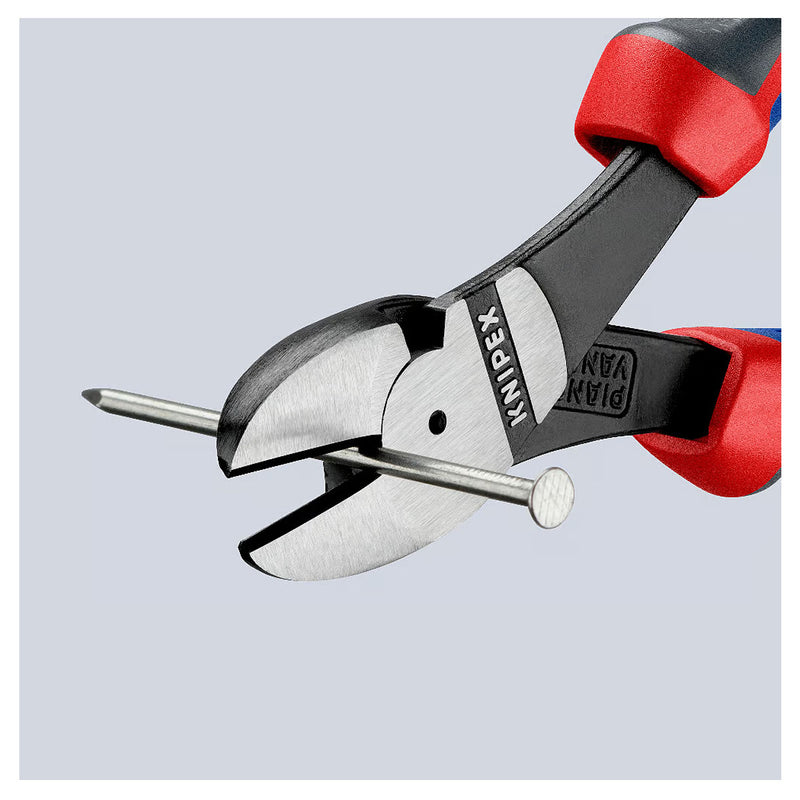 Kìm cắt trợ lực KNIPEX chiều dài 140mm - 250mm, mạ đen nhám, tay cầm bọc nhựa đa thành phần chống trượt