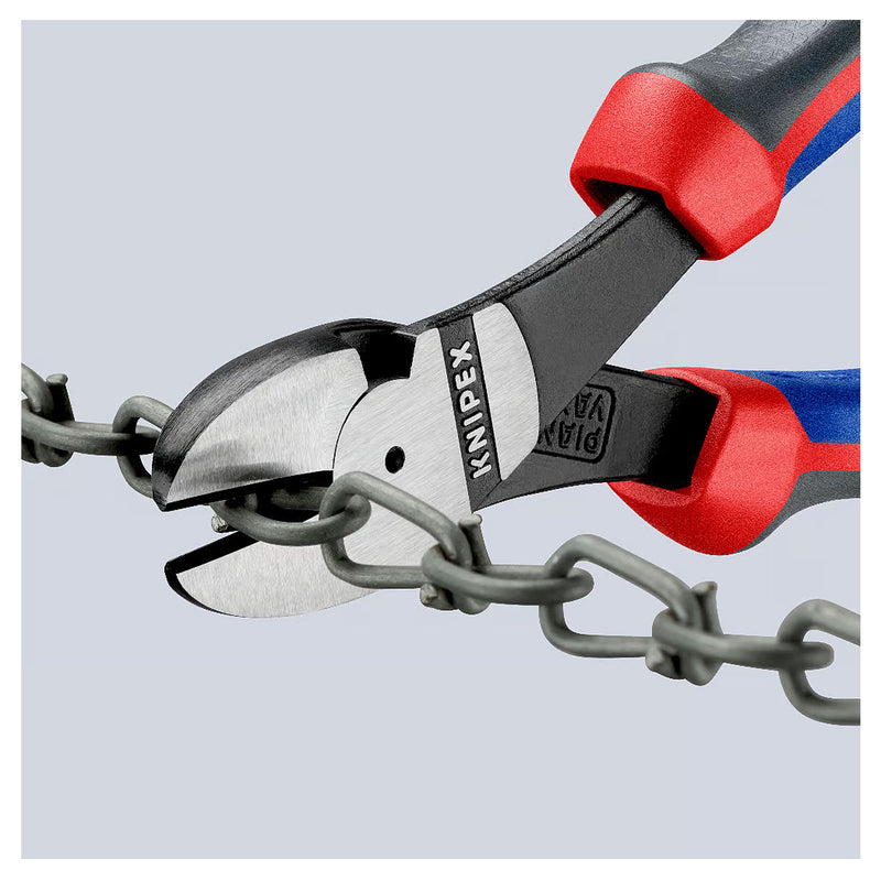 Kìm cắt trợ lực KNIPEX chiều dài 140mm - 250mm, mạ đen nhám, tay cầm bọc nhựa đa thành phần chống trượt