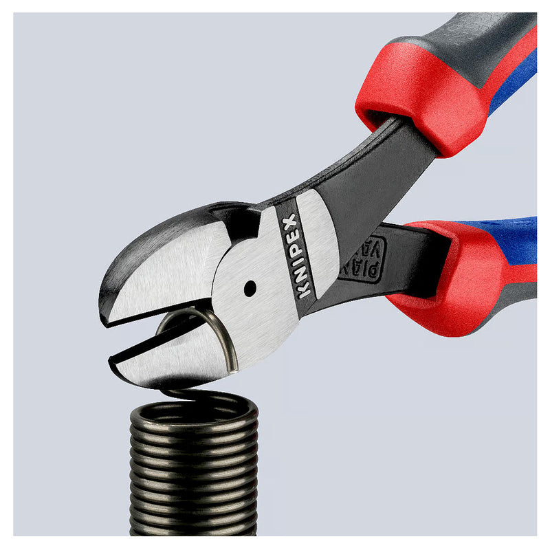 Kìm cắt trợ lực KNIPEX chiều dài 140mm - 250mm, mạ đen nhám, tay cầm bọc nhựa đa thành phần chống trượt