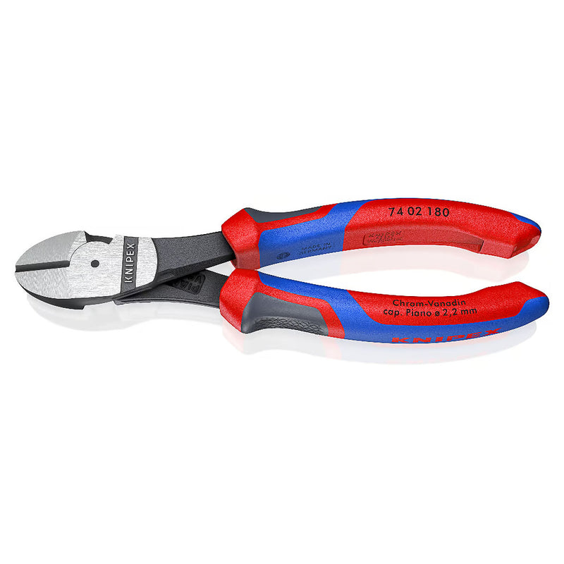 Kìm cắt trợ lực KNIPEX chiều dài 140mm - 250mm, mạ đen nhám, tay cầm bọc nhựa đa thành phần chống trượt