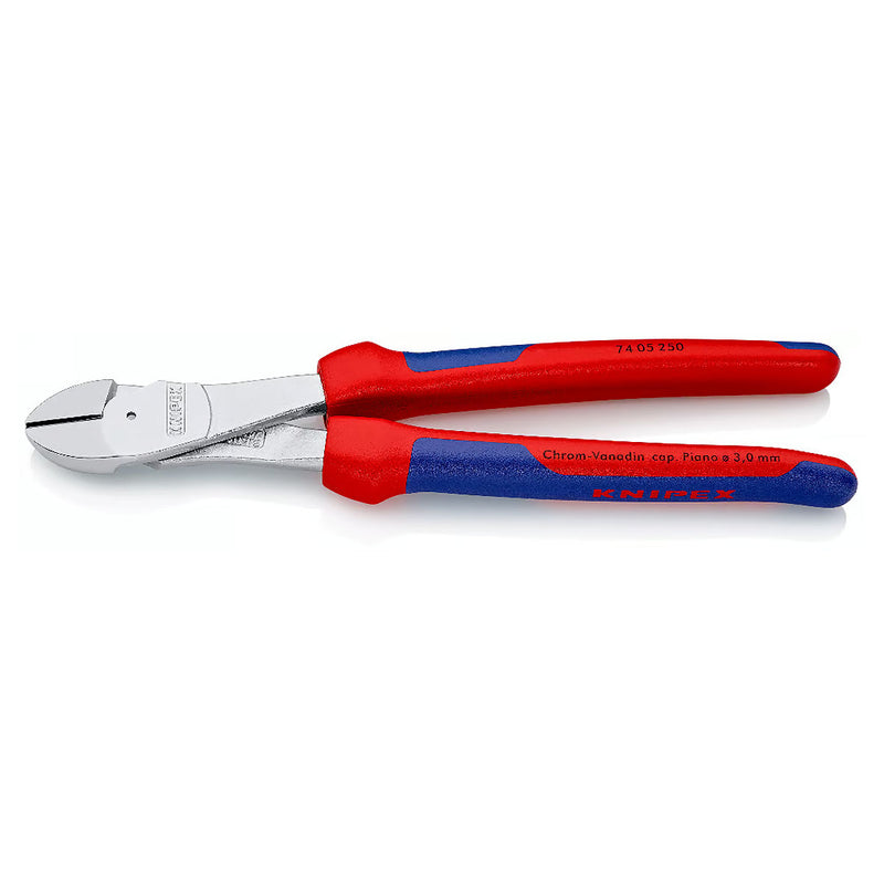 Kìm cắt trợ lực KNIPEX chiều dài 140mm - 250mm, mạ Chrome, tay cầm bọc nhựa đa thành phần chống trượt