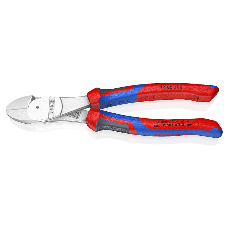 Kìm cắt trợ lực KNIPEX chiều dài 140mm - 250mm, mạ Chrome, tay cầm bọc nhựa đa thành phần chống trượt