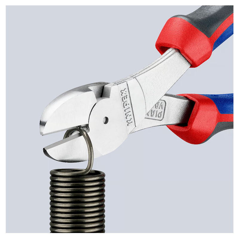 Kìm cắt trợ lực KNIPEX chiều dài 140mm - 250mm, mạ Chrome, tay cầm bọc nhựa đa thành phần chống trượt