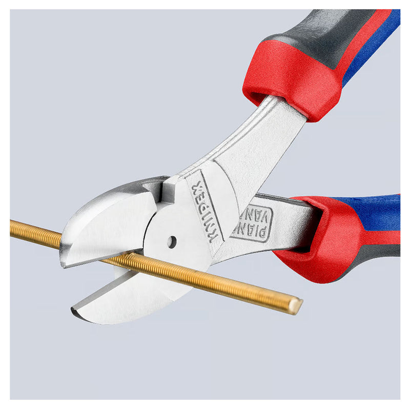Kìm cắt trợ lực KNIPEX chiều dài 140mm - 250mm, mạ Chrome, tay cầm bọc nhựa đa thành phần chống trượt