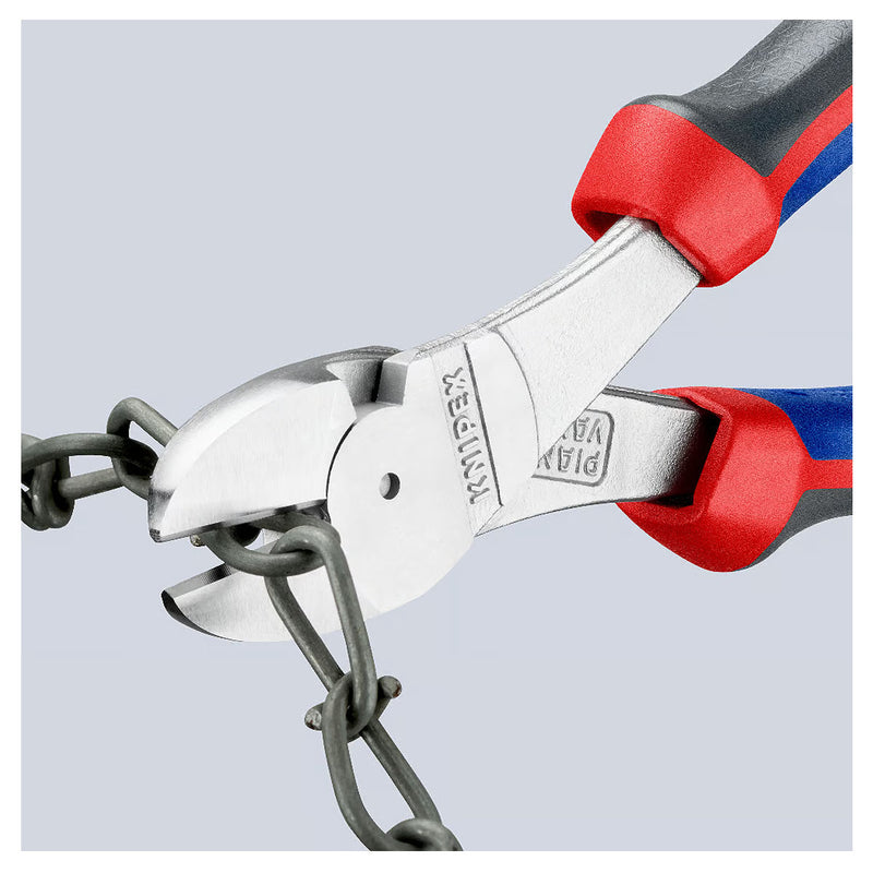 Kìm cắt trợ lực KNIPEX chiều dài 140mm - 250mm, mạ Chrome, tay cầm bọc nhựa đa thành phần chống trượt