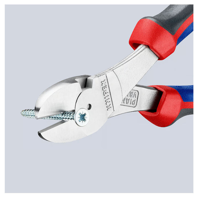 Kìm cắt trợ lực KNIPEX chiều dài 140mm - 250mm, mạ Chrome, tay cầm bọc nhựa đa thành phần chống trượt