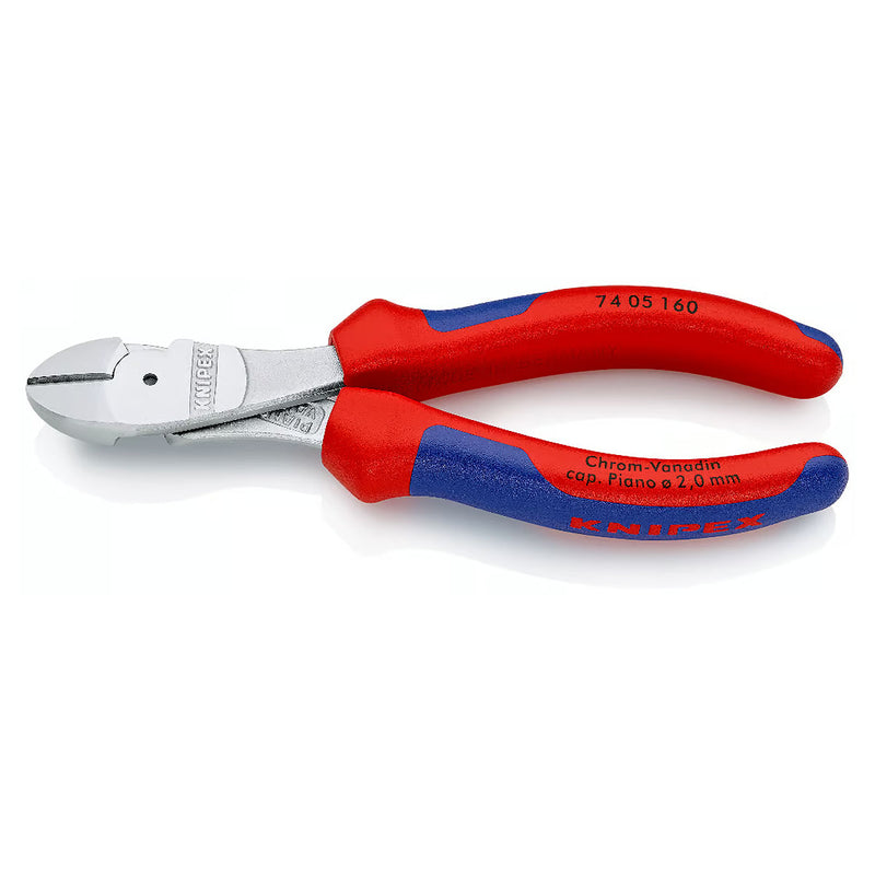Kìm cắt trợ lực KNIPEX chiều dài 140mm - 250mm, mạ Chrome, tay cầm bọc nhựa đa thành phần chống trượt
