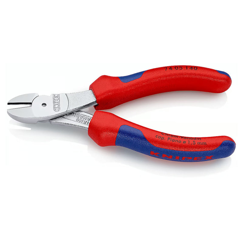 Kìm cắt trợ lực KNIPEX chiều dài 140mm - 250mm, mạ Chrome, tay cầm bọc nhựa đa thành phần chống trượt