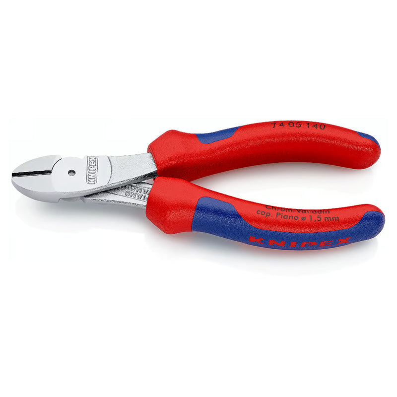 Kìm cắt trợ lực KNIPEX chiều dài 140mm - 250mm, mạ Chrome, tay cầm bọc nhựa đa thành phần chống trượt