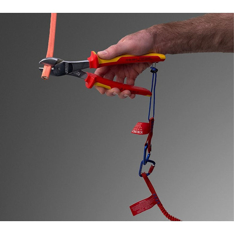 Kìm cắt trợ lực KNIPEX cách điện 1000V, chiều dài từ 160mm - 250mm, mạ Chrome